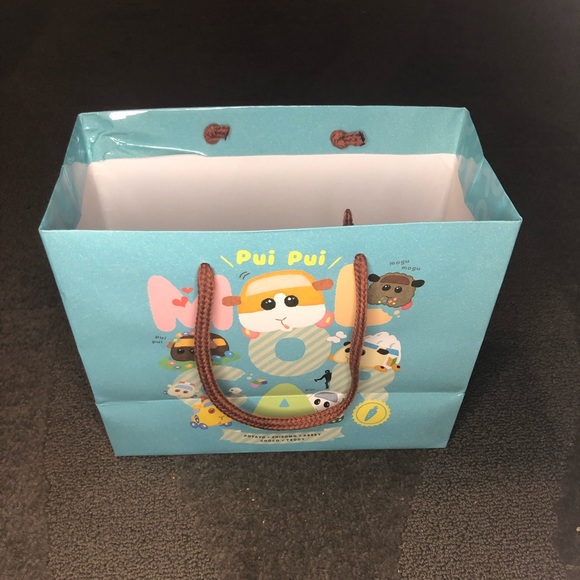 Pui Pui Molcar Gift Present Bag Japan Exclusive Nurie Kawaii Guinea Pig Cars - Picture 4 of 11